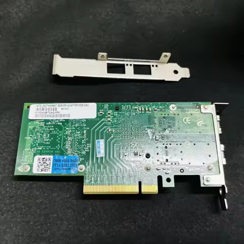 Original X520-DA2 intel Label Chip Dual Port PCI-E 10-Gigabit 10G Ethernet Network Card SPF+ LAN Ada
