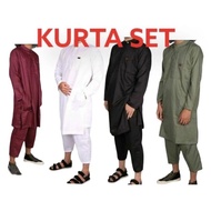 KURTA SELUAR SEKALI SET PAKAIAN LELAKI PAKISTAN KURTA SET ORIGINAL