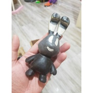 SELLING RABBIT RABBIT FIGURE FIGURE WITH MONOCHROME CHARACTER MOTIF BLACK WHITE WHITE BLACK