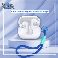 for Ugreen EchoBuds Magic Case Protective Transparent Clear TPU Covers Bluetooth Earphone Shell Head