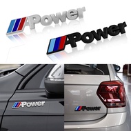 Zinc Alloy 3D M Power Car Emblem for BMW 1 3 5 Series E46 E90 F30 F10 G20 G30, Self-Adhesive Trunk B