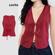 Casual Top Summer Lace Up Tank Top for Women L112ED539