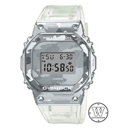 Casio G-Shock GM-5600SCM-1 Steel Bezel Camouflage Semi-Transparent Resin Band Digital Unisex Watch GM-5600  GM5600