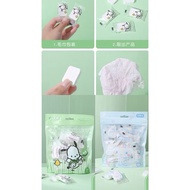 LICENSE (20Pcs / Pack) Disposable Tissue Cotton Soft Tissue Mini Towel Tissue Compressed Tissue