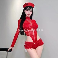 DS Performance Costume Hollow One-Piece Fashion Suit