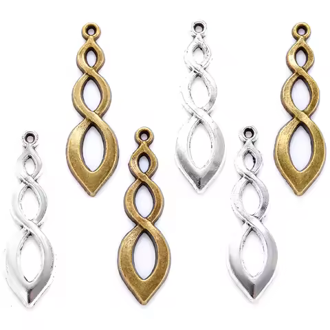 15 pcs free shipping Retro silver color charms diy metal irregular pendant for necklace&bracelets je