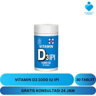 Vitamin D3 1000 IPI Bottle Contains 30 Tablets