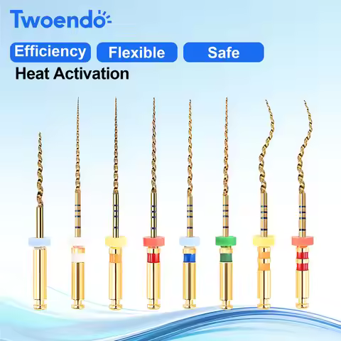 Dental Flexible Root Canal Gold Files Niti Rotary Endo Files Heat Activated Golden Files Dentist Too