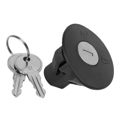 Gas Fuel Tank Plug Locking 8U5Z9C268B Plug Cover Cap with 2 Key Replacement for Edge Escape Expediti