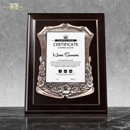 Custom Agent Customized Certificate Franchise Crystal Award Winner Plaque Trophy Plaque Award Plaque