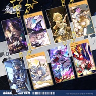 Acheron Game Honkai:Star Rail keychain sunday Firefly Double-sided interlayer light cone pendant