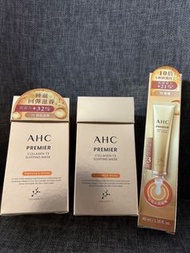 (全新) $50 AHC 睡眠面膜+修護眼霜 共3盒