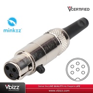 MINKEZ 6MINIXLRF 6 Pin Mini XLR Female Connector