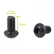 1Pcs Hex Screw Baud Motor brushless MT1806 1806 1804 Steel metal M2 length 5mm Hexa 2mm M2x5 M2x5mm