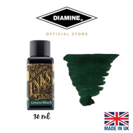 Diamine Fountain Pen 30ml Bottle Ink Green Black