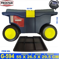 Prostar G-594 Work Bench Storage Organizer Tool Box with Wheels