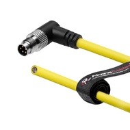 M8 5-Pin B-Code Male to Flying Lead I/O Cable for Cognex in-Sight Micro 2000, Trigger Strobe Cable f