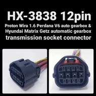 HX-3838 12pin Proton Wira 1.6 Perdana V6 auto GEAR BOX socket connector