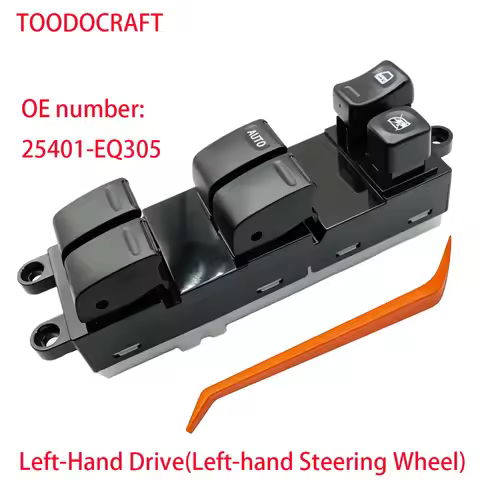 25401-EQ305 LHD Master Power Window Switch for Nissan X-Trail T30/ Cefiro A33