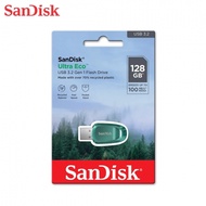 SanDisk Ultra Eco CZ96【128GB】USB 3.2 隨身碟 讀取速度高達100MB/s（SD-CZ96-128G）