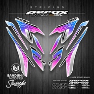STRIPING AEROX ALL NEW CONNECTED 155 MLK 30/ VVA 2021-2023/ MOTO AEROX 155 NEW AEROX NEW 155/