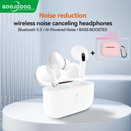 GOOJODOQ Wireless Earbuds J206 Bluetooth Headphones Bluetooth 5.3 Headphones with Built-in Microphon
