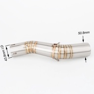 ท่อ P159p มอเตอร์ไซค์ท่อกลางท่อไอเสียมอเตอร์ไซค์ CBR250RR ท่อ Moto สำหรับ Honda CBR250RR 2017 2018 2