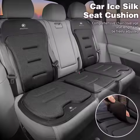 Car Front Rear Seat Cover Ice Silk Cushion Backrest Protective Mat Accessories For Proton X50 V6 X70