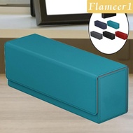 [flameer1] Premium Deck Box Large Size for 400+ Sleeved Cards PU Leather Card Holder for TCG Trading