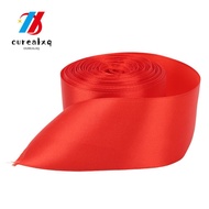 OUREAPH  Line Ribbon, Polyester Cotton Cut to Length Sprint Banner, Bright  Smooth Surface Red Color
