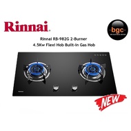 Rinnai RB-982G 2-Burner 4.5kW Gas Hob Flexible Cut-out RB982G