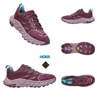 女裝size US 7 to 9.5 HOKA ONE ONE Anacapa Low GTX Women's Hiking Shoes COLOR: Grape wine_elder berry