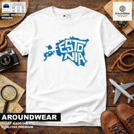 ESTONIA 8 SOUVENIR T-SHIRT, WEAR ASEAN COUNTRYTAG, PREMIUM SOUVENIR MATERIAL GIFT