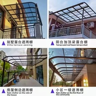 Aluminum Alloy Canopy Outdoor Rainproof Household Balcony Terrace Villa Courtyard Eaves Sunshine She