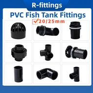 PVC Fitting Water Pipe Joint Connector Fish Tank Socket Elbow 90° Tank Aquarium Water Tank Accessori