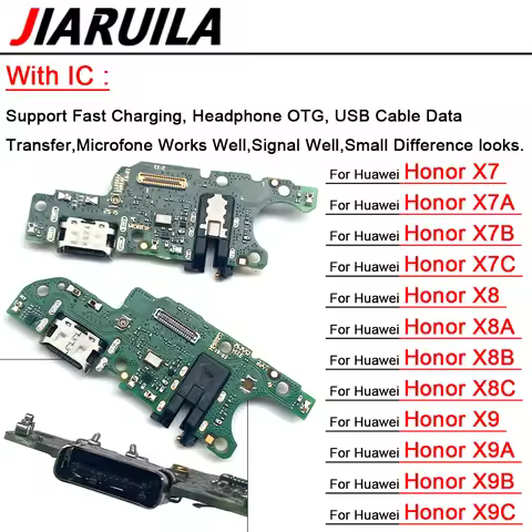 USB Dock Charging Port Charger Board Connector Flex Cable For Huawei Honor X7 X7A X7B X7C X8 X8A X8B