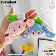 PREVAL Hatsune Miku Plush Doll, Cartoon Soft Miku Plush Keychain, Gift Stuffed Miku Stuffed Toys