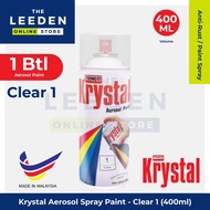 Krystal Aerosol Paint - Clear 1 (400ml) by Leeden Online Store