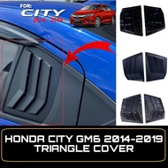 Honda City 2014‑2019 Rear Window Shutter Garnish Exterior Sport Styling Trim Car Accessories