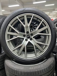 奧迪 Q7Q8原廠22吋輪轂帶胎輪轂數據：22 × 10J 5 × 112 ET21輪胎數據：28540R22派拉利 P ZERO