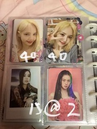 BLACKPINK Lisa & Jisoo 官方小卡