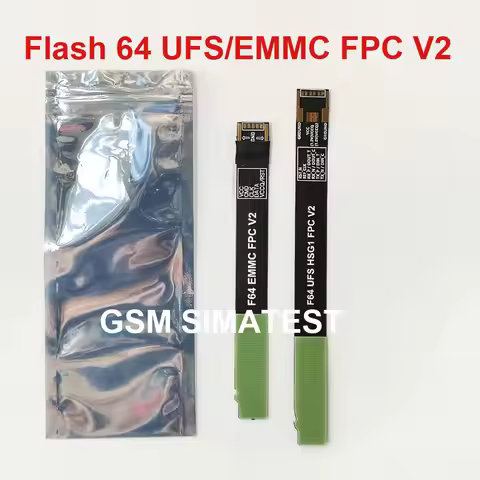 Original F64 UFS FPC V2 + eMMC FPC V2 Flex Cable for Flash 64 Ultra / Lite Box