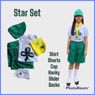 GIRL SCOUT UNIFORM FOR ELEMENTARY PUPIL COMPLETE SET
