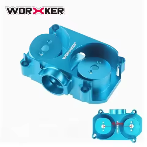 Worker Oblique Cage Flywheel Cage 43.5 for Nerf Stryfe/Worker Swordfish Blaster 435 Blue Color Modif