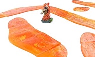 Lava Rivers: Tabletop &amp; RPG Terrain Game Set for Dungeons &amp; Dragons, Pathfinder, Castles &amp; Crusades, 13th Age, Runequest, Asunder, Zombicide, Imperial Assault, and More!