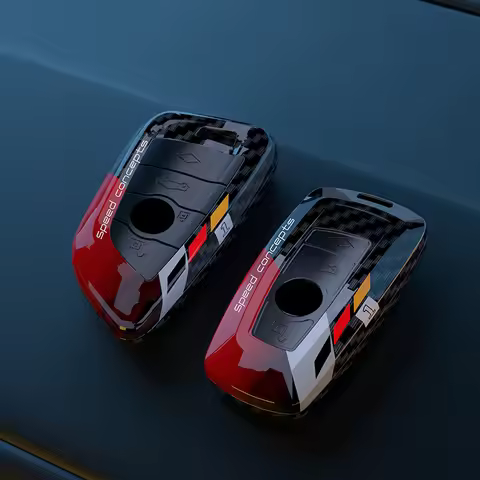 Carbon Fiber Car Key Case Cover Shell for BMW 1 2 3 4 5 6 7 Series X1 X3 X4 X5 X6 X7 F10 F15 F16 F20