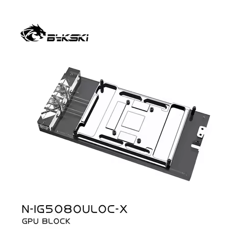 Bykski GPU Block for Colorful IGame RTX 5080 Ultra W OC 16GB Graphics Card PC Water Cooling Copper R
