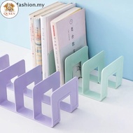 QC 4 Grid Bookends Stand Bookshelf Desktop Decor Storage Rack Bookend Book Holder School Stationery 