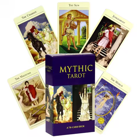 Mythic Tarot Deck 78 Cards New Greek Mythology Tarot Cards English Divination Oracle Cards Fortune T