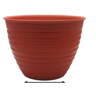 25 cm brown wasp flower pot